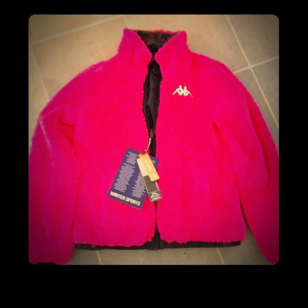 SALE🎉NEW⭐️Kappa hot pink soft jacket sz S